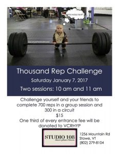 2017 Thousand Rep Challenge Stowe VT