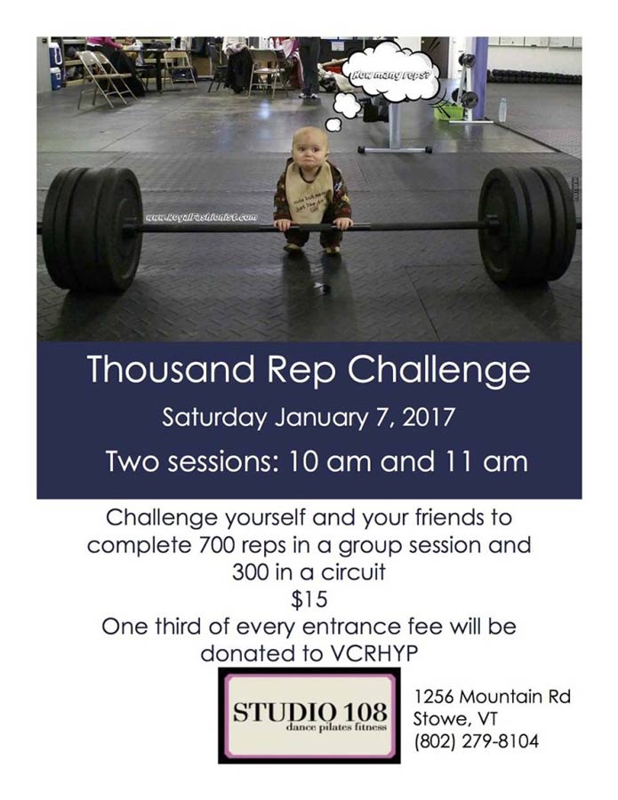2017 Thousand Rep Challenge Stowe VT