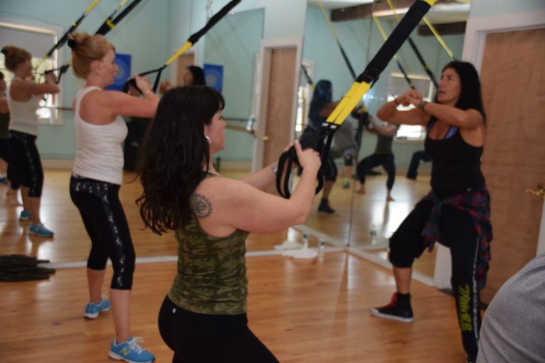 Group fitness class Stowe