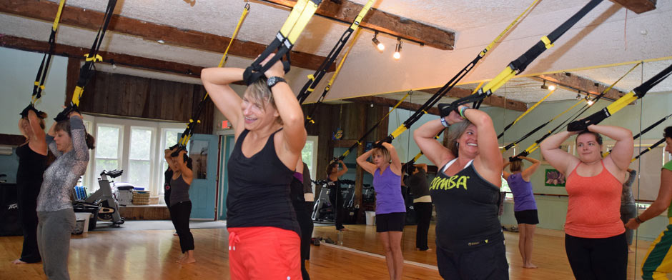Fun group classes workout Stowe
